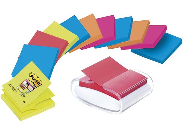 POST-IT® SuperS Z-N disp 76x76mm hvit 